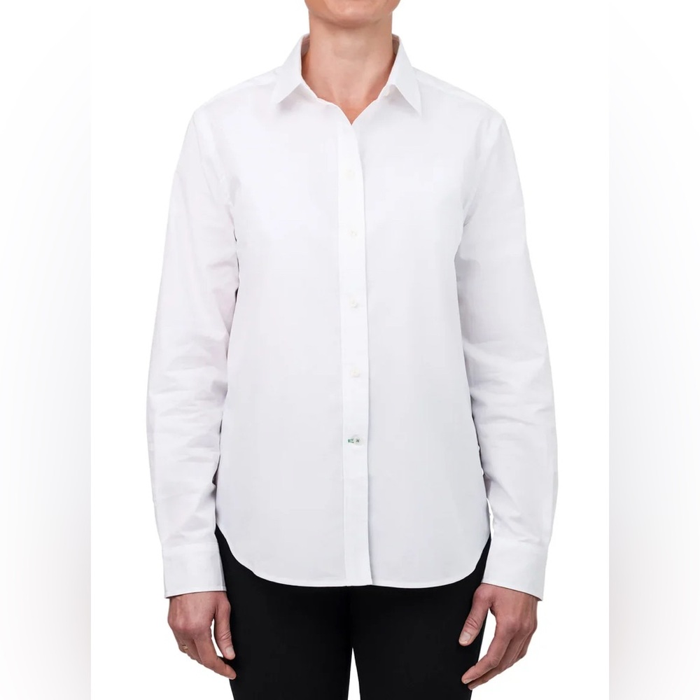 🔥United Colors Of Benetton Women's Supima Cotton Woven Shirt (NWT)
